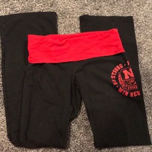 PINK Husker Yoga Pants